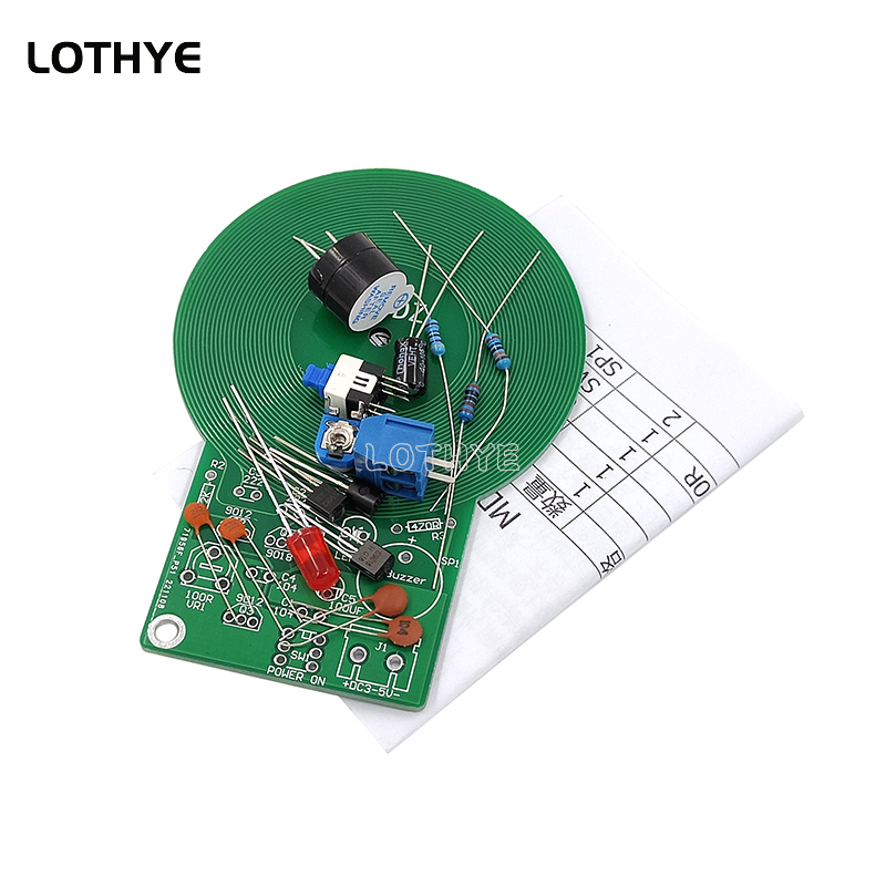 Diy Elektronik - Kit detector de metais dc 3v-5v,