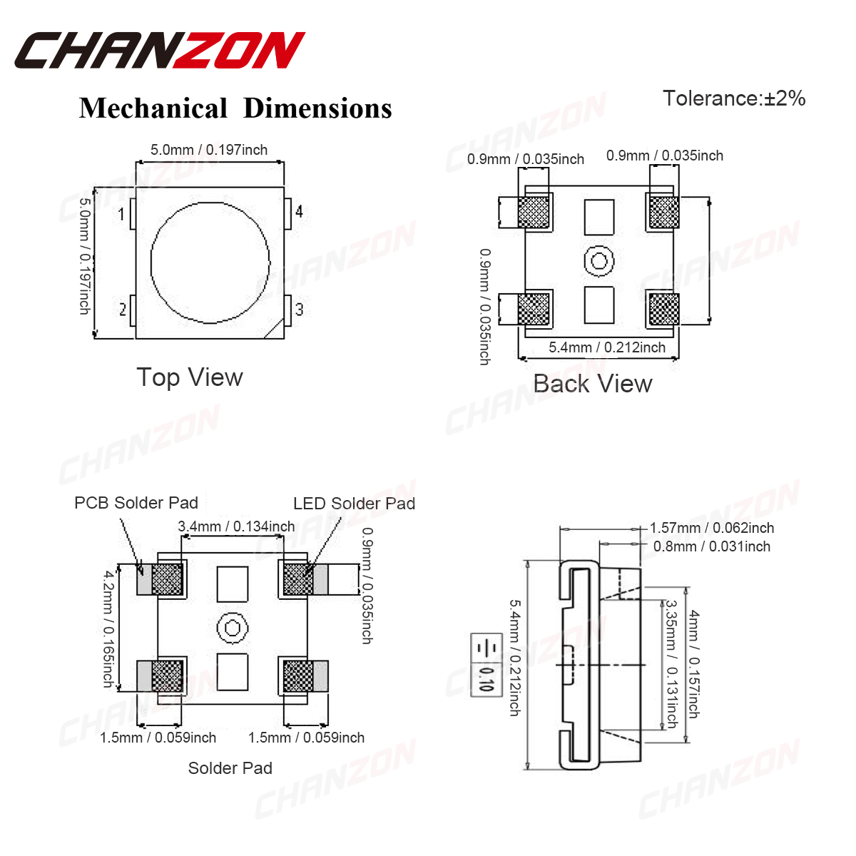 100 peças smd ws2812b ws2812 4 - Diy Electronics Address avaliação e preço