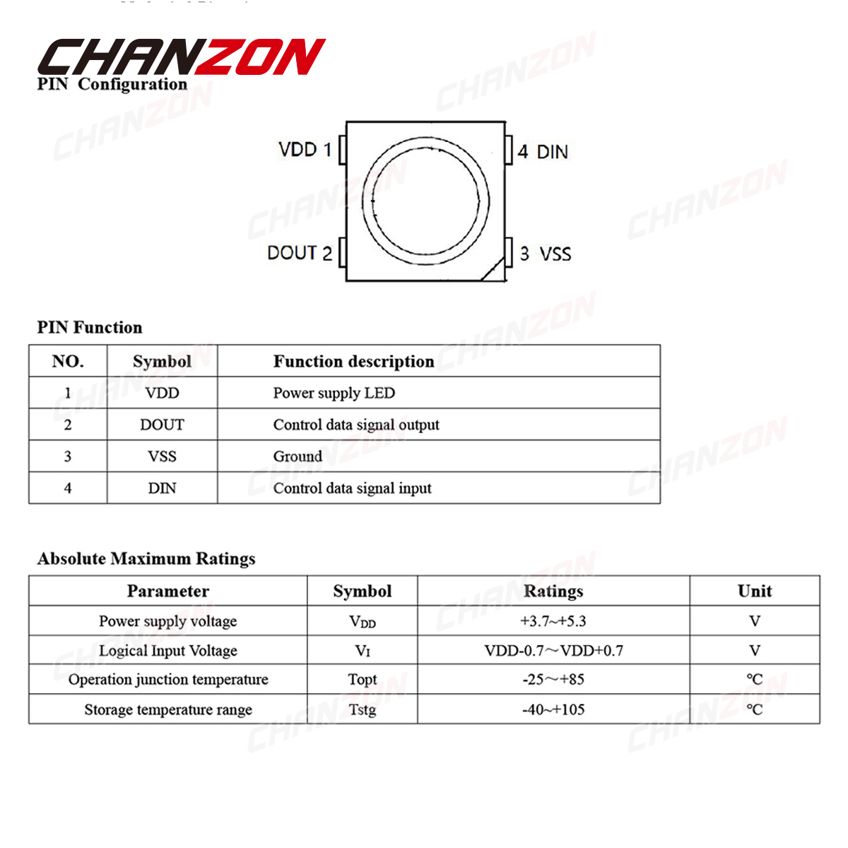 100 peças smd ws2812b ws2812 4 - Diy Electronics Address avaliação e preço