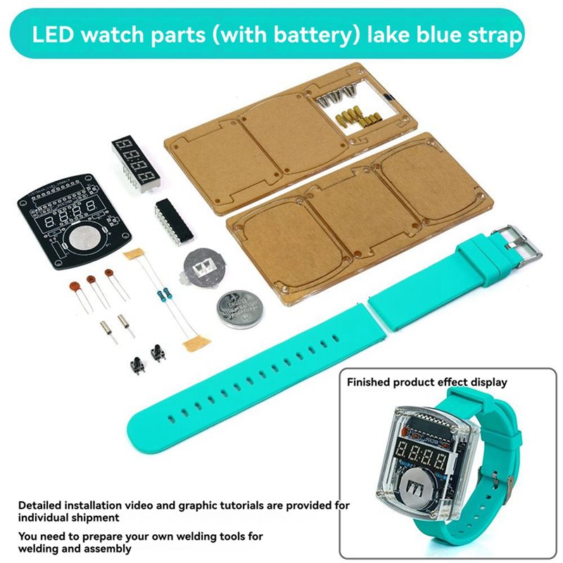 Kit Eletrônico DIY de Relógio  - Diy Electronics Watch avaliação e preço