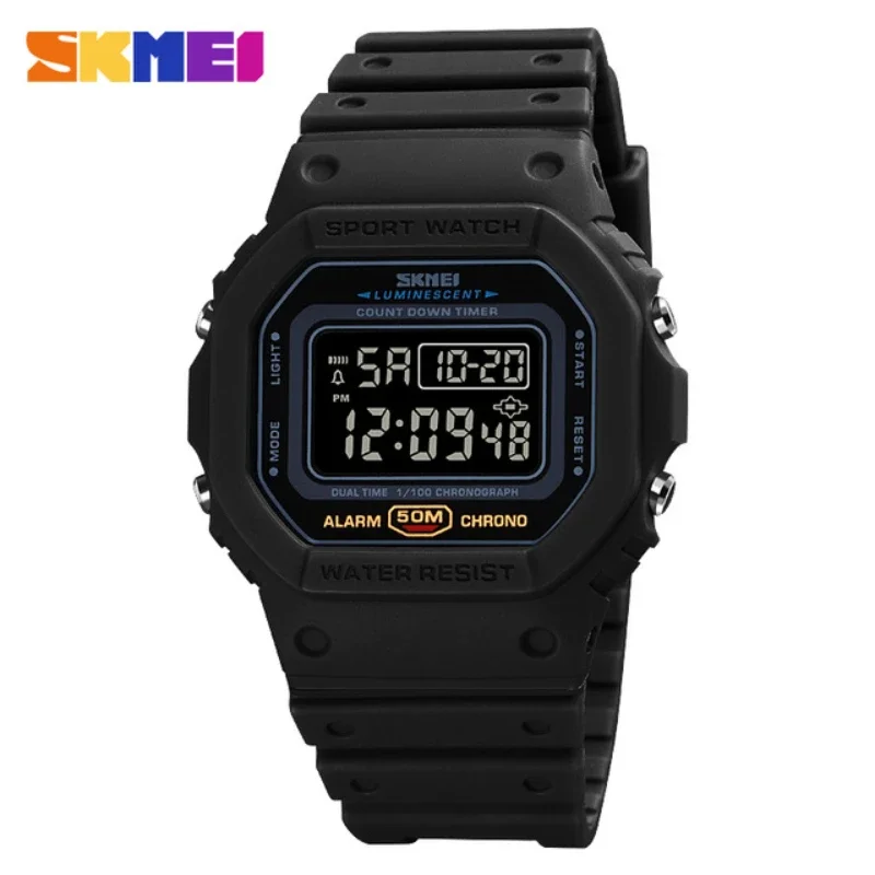 Skmei 1628 luxo digital relógi - Diy Electronics Watch avaliação e preço