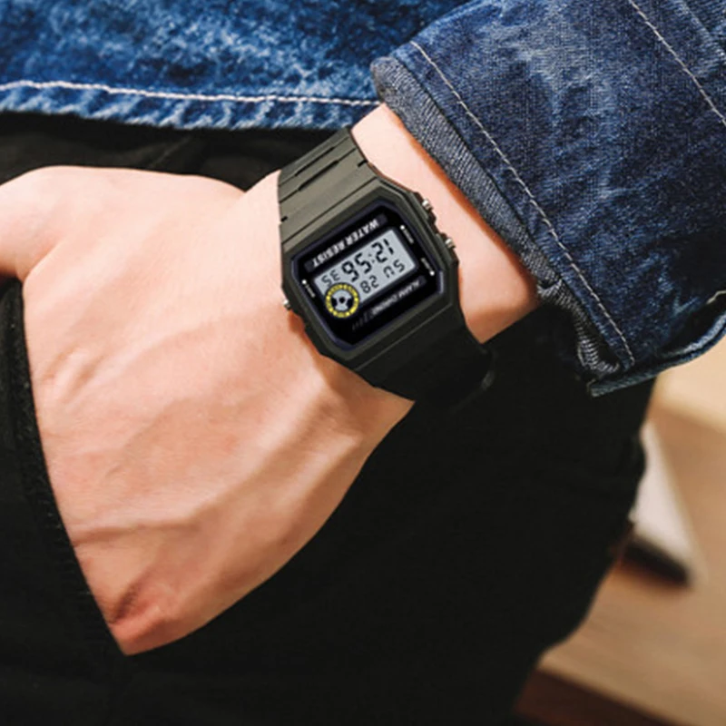 Moda simples relógio digital à - Diy Electronics Watch avaliação e preço