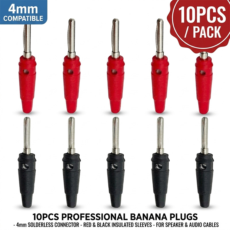 Conjunto de 10 Conectores Bana - Diy Electronics Audio avaliação e preço