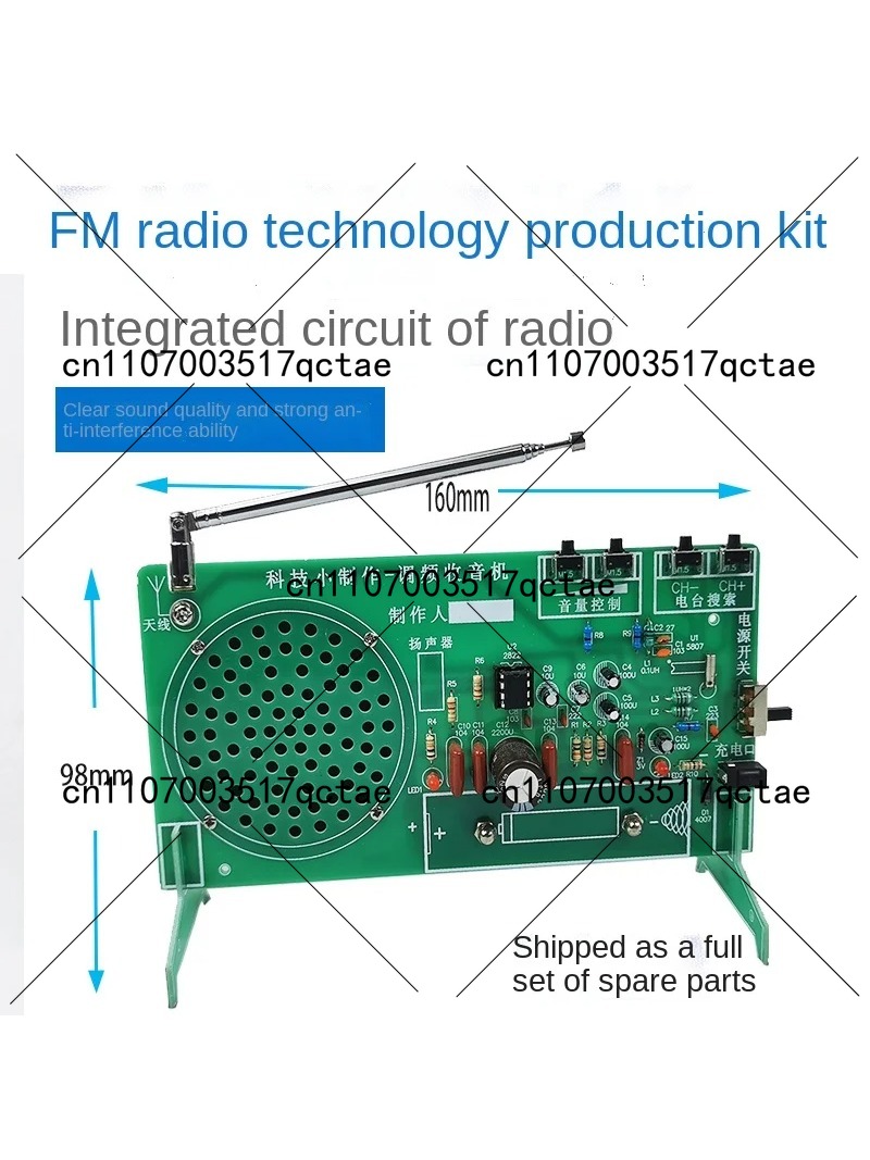 Kit de Rádio FM: Peças Eletrôn - Diy Electronics Components Kit avaliação e preço